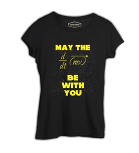 Star Wars - Force Siyah Kadın Tshirt