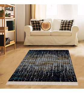 Batik Renk Geçişli Mermer Desen Dijital Baskı Yıkanabilir Kaymaz Taban Salon Halısı ve Yolluk (Karışık)