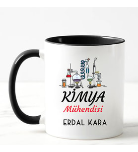 Kimya Mühendisi Kupa Bardağı Siyah