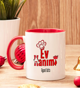 Ev Hanımına Hediye Renkli Kupa Bardak