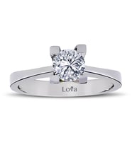 Lova G Renk 0,71 Karat Pırlanta Tektaş Yüzük - 1020008