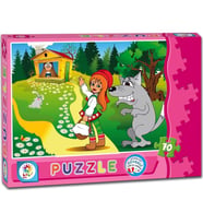 LC7144 ŞAPKALI KIZ  70 PARÇA KUTU PUZZLE