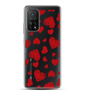 Kılıfland Xiaomi Mi 10T Kılıf Silikon Resimli Kapak Fragile Heart Stok 1289