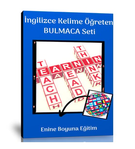 İngilizce Kelime Öğreten Bulmaca Kitap Seti (2 Kitap)