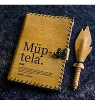 Lügatçe Müptela İsme Özel Deri Defter