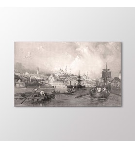 Arty Tablo Haliç Girişinden İstanbul Tablo (Karışık)