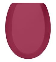 Rona Parlak Bordo Tisa ThermoPlast Standart Klozet Kapağı (Alttan Monte) 