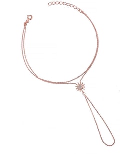 Güneş Gümüş Şahmeran Bileklik İnlove Bileklik (Rose)