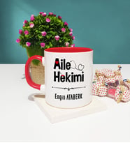 Aile Hekimi Tasarımlı Aile Hekimi Kupa Bardak Kırmızı