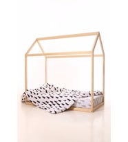 Markaawm Montessori Çocuk Yatak Doğal Çam 90X190 Karyola Deniz