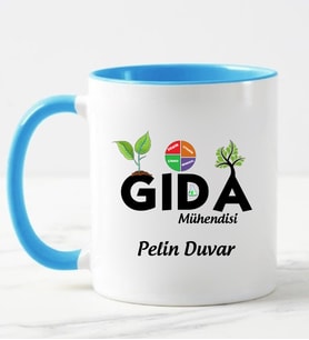 Gıda Mühendisi Kupa Bardağı Mavi