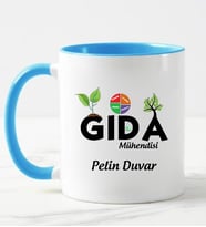 Gıda Mühendisi Kupa Bardağı Mavi