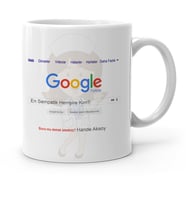 BK Gift Kişiye Özel Google En Sempatik Hemşire Beyaz Kupa Bardak  1