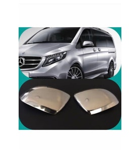 Mercedes Vito W447 Krom Ayna Kapağı 2 prç. 2014 ve Üzeri Paslanmaz Çelik