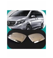 Mercedes Vito W447 Krom Ayna Kapağı 2 prç. 2014 ve Üzeri Paslanmaz Çelik