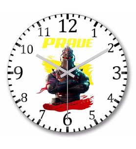 Fortnite    Duvar Saati Bombeli   Gercek Cam