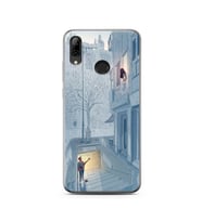 Serenat Tasarımlı Süper Şeffaf Silikon Telefon Kılıfı Huawei P Smart (2019)