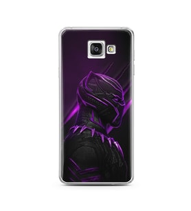 Black Panter Tasarım Süper Şeffaf Silikon Telefon Kılıfı Samsung A3 (2016)