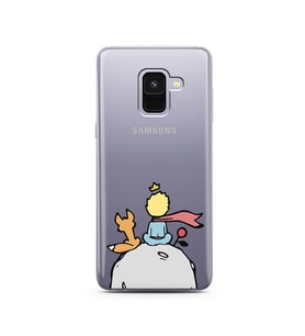 Küçük Prens Tasarım Süper Şeffaf Silikon Telefon Kılıfı Samsung A8 (2018)  