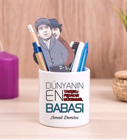 Dünyanın En İyi Babası Seramik Kalemlik