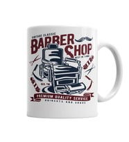 Barber Shop Kupa Bardak Porselen