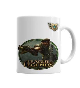 Gangplank Lol League Of Legends Kupa Bardak Porselen