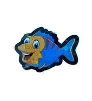 Balık Şekilli Ahşap Puzzle Yapboz - Hayal Sepeti Çocuk Puzzle