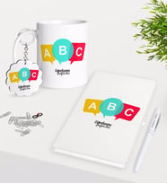 BK Gift Kişiye Özel Öğretmen Kupa Anahtarlık Beyaz Defter Kalem Hediye Seti-4 (Model 1)