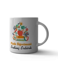 Fizik Öğretmeni Özel Kupa Bardak (Çok Renkli)