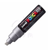 Uni Posca Marker PC-8K 8.0mm Silver