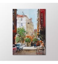 Arty Tablo Suluboya Sokak Tablo (Karışık)