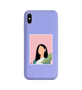 Mor Lansman Kılıf iPhone X
