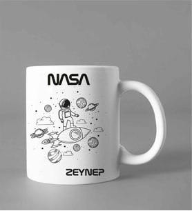 Kişiye Özel Nasa Astronot Kupası