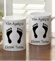 Kişiye Özel Yılın Ayakçısı Kupa Bardak