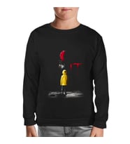 IT - Pennywise Siyah Çocuk Sweatshirt