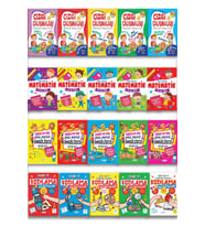 Okul Öncesi Eğitim Seti 20 Kitap: Çizgi Çalışması - Matematik - İngilizce - Kodlama 320 sf.
