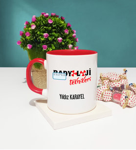 Radyoloji Teknikeri Kupa Bardak Kırmızı