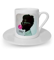 BK Gift Kişiye Özel Retro Face Tasarımlı Türk Kahvesi Fincanı  1