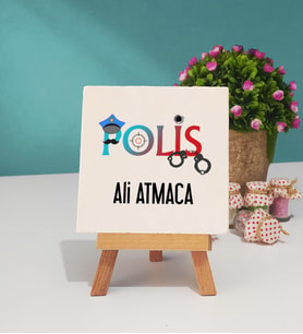Polis Dekoratif Taş Baskı