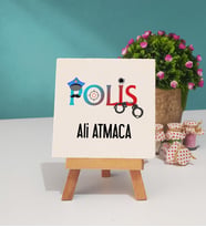 Polis Dekoratif Taş Baskı