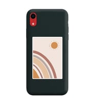 Siyah Lansman Telefon Kılıfı Iphone XR