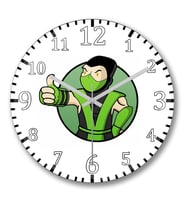 Reptile Vault Boy Duvar Saati Bombeli Gercek Cam