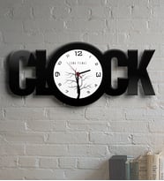 BK Gift Kişiye Özel Clock Ahşap Duvar Saati  1