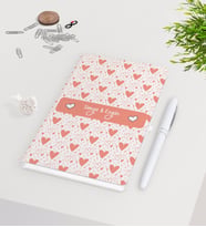 BK Gift Kişiye Özel Sevgililer Günü Beyaz Defter Kalem Seti-40