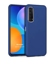 Microsonic Matte Silicone Huawei P Smart 2021 Kılıf Lacivert