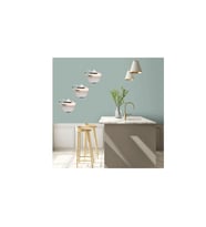 Aynalı Duvar Çıkartma Stıcker Dekoratif Duvar Kağıdı,Süs  Çaydanlık Şekilli 20X15X0,6Cm