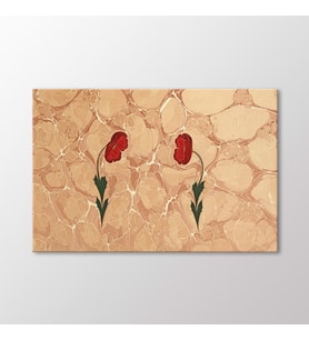 Arty Tablo Çiçekler Tablo (Karışık)