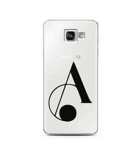 Samsung A3 (2016) Harf Tasarımlı Telefon Kılıfı A-Harfi 