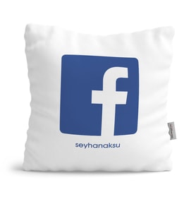 BK Gift Kişiye Özel Facebook  Yastık  2