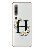 Papatya Harf Tasarım Süper Şeffaf Silikon Telefon Kılıfı Xiomai Mi10-pro H-Harfi